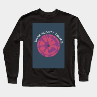 JPL/NASA Perseverance Parachute "Dare Mighty Things" Poster #6 Long Sleeve T-Shirt